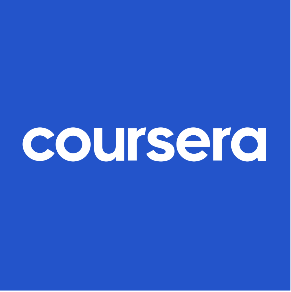 15 Second Free Leads: Coursera Logo